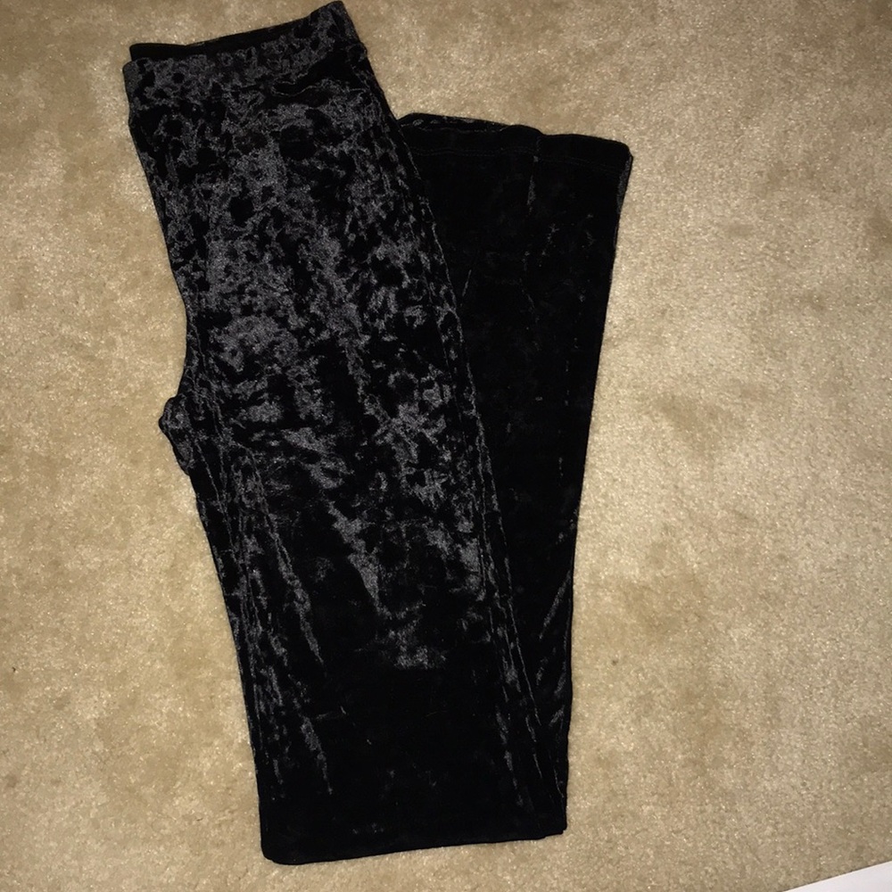 Forever 21 Velvet Flare Pants